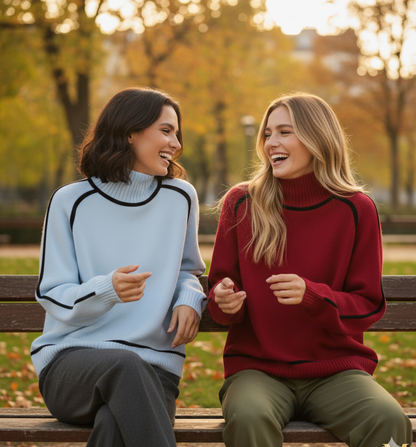 Maglione Fiamma Audace e Sofisticato