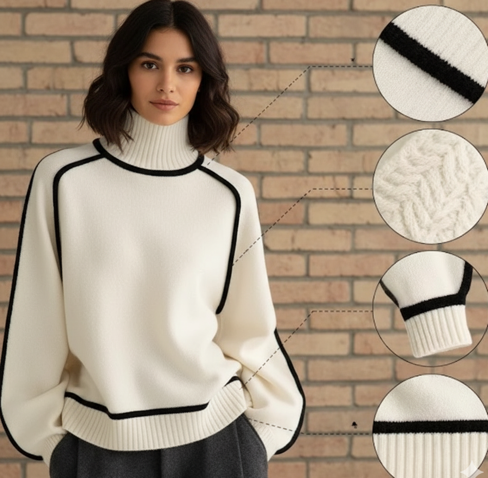 Maglione Fiamma Audace e Sofisticato